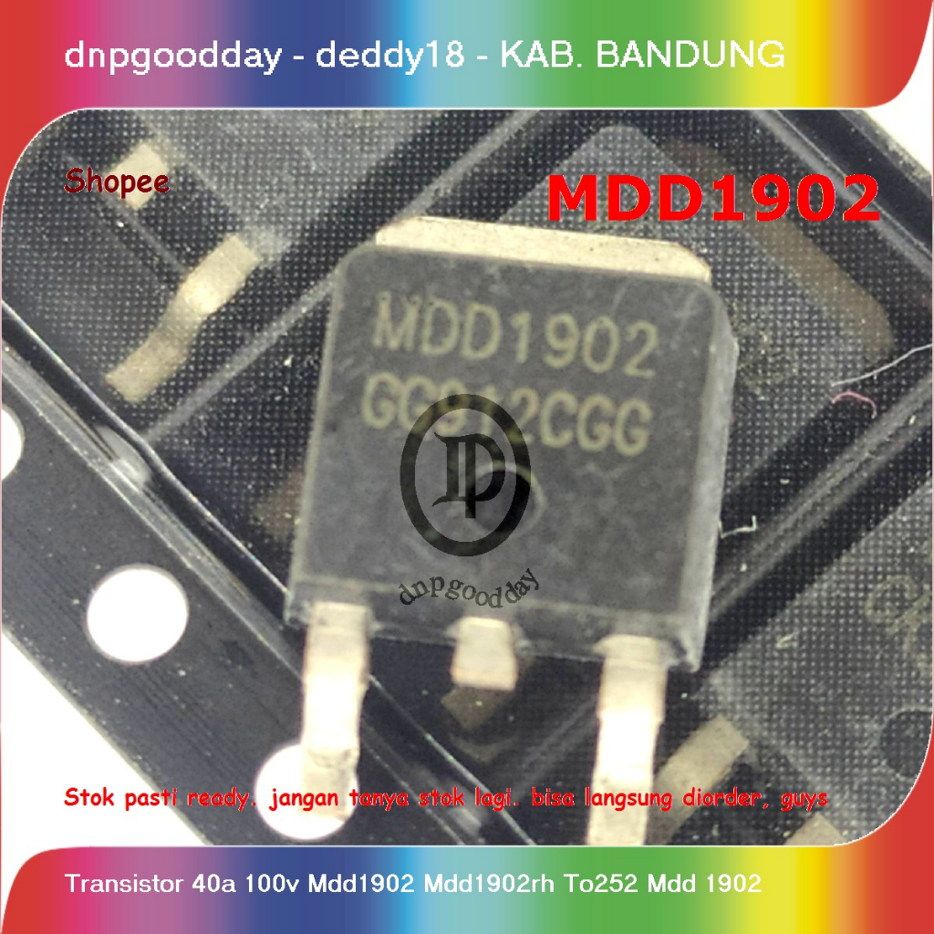 Transistor  40a 100v Mdd1902 Mdd1902rh To252 Mdd 1902