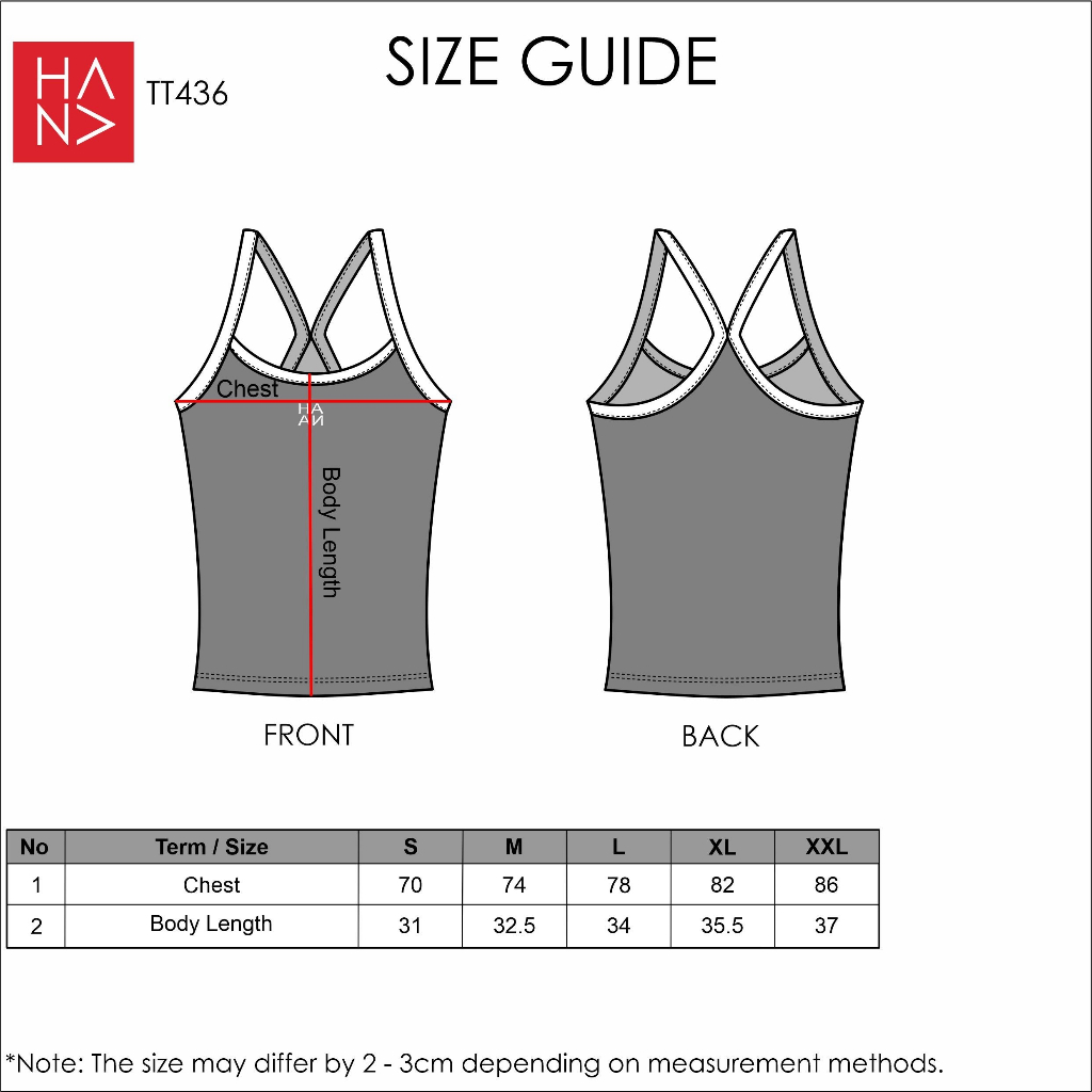 Hana Fashion JKT - Abigaile Knit Tank Top Wanita - TT436