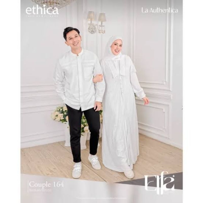 SARIMBIT BAJU COUPLE PUTIH ELFA 164 BROKEN WHITE ETHICA