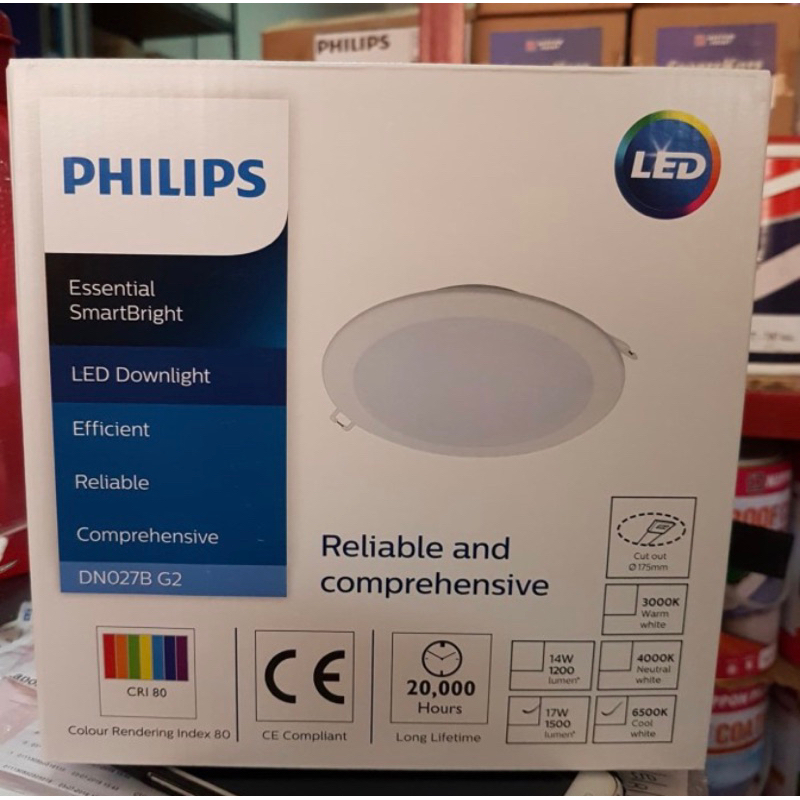 Lampu Philips Downlight 17 watt 6500k DN027B G2