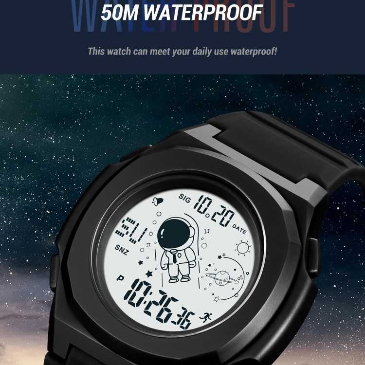 Jam Tangan Pria Digital Sport Watch Space Series Waterproof 50M Jamtangan Desain Mewah Anti Air Berkualitas