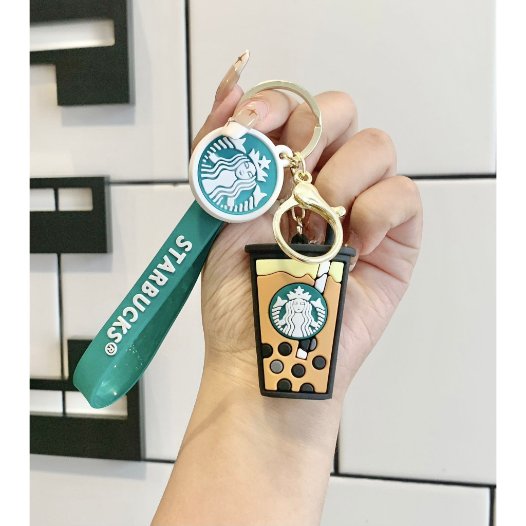 Gantungan Kunci Starbucks Bearista Barista Keychain Key Chain Bear Kopi Cup Gantungan Kunci Motor Mobil Rumah Tas Bag Starbucks Coffee Hadiah Gift Souvenir Ultah Ulang Tahun