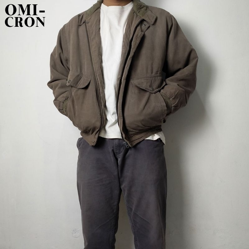 Vintage Evinrude Brown Flight Jaket