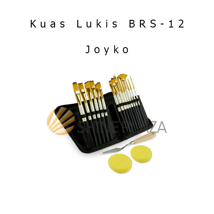 

Art Brush Set Alat Lukis Kuas Cat Air Minyak Acrylic Joyko BRS-12