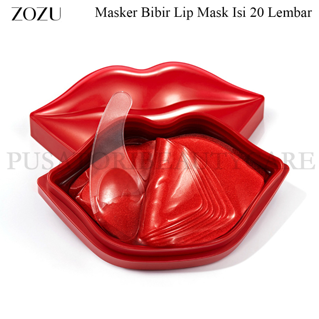 ZOZU Masker Bibir Lip Mask Isi 20 Lembar