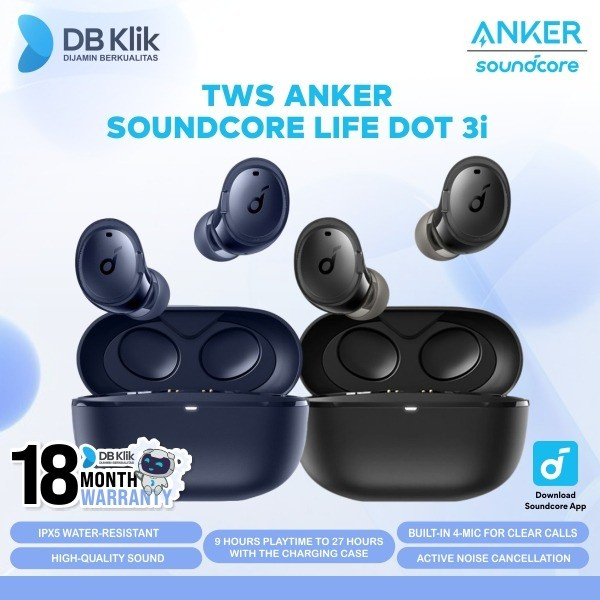TWS Anker Soundcore Life Dot 3i B2B A3982 - Earphone ANKER A3982