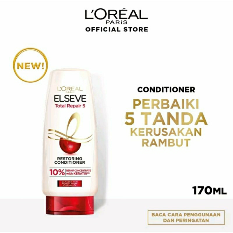 L'OREAL Paris Shampoo dan Conditioner 155 ml // Shampo Loreal