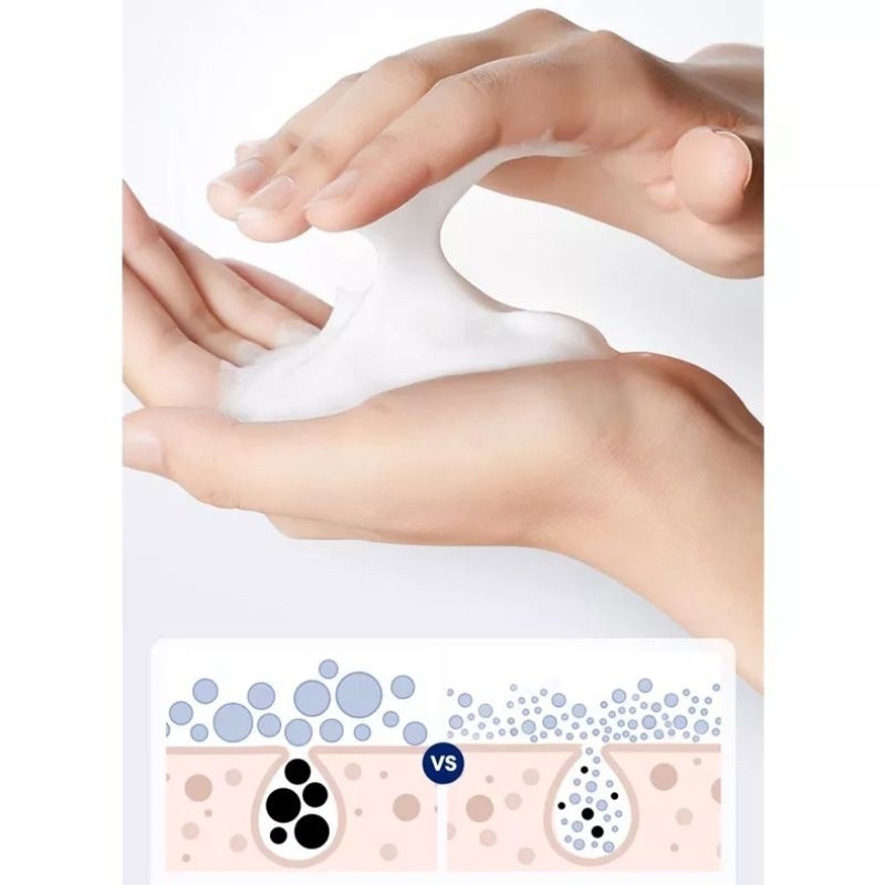 Original ANDORHEAL Niacinamide Gentle Cleanser Whitening Freckle Cleansing Milk Remove Blemish Dark Spots 3x Brightening Moisturizing