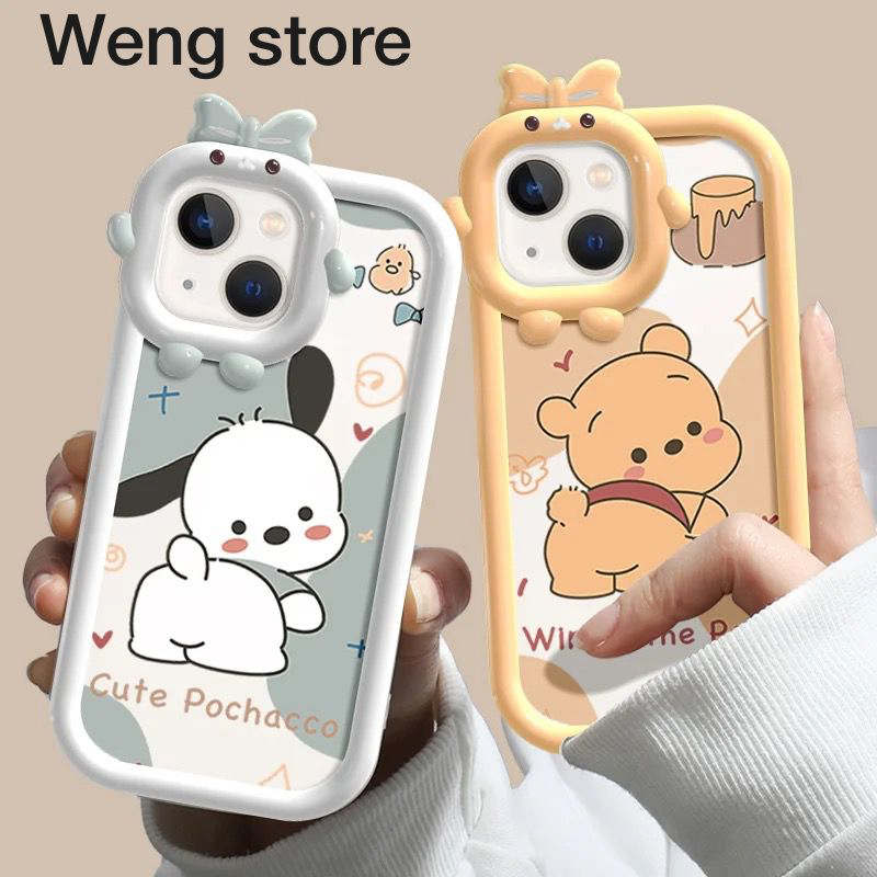 Softcase 3D Motif Monster For Vivo Y22 2022