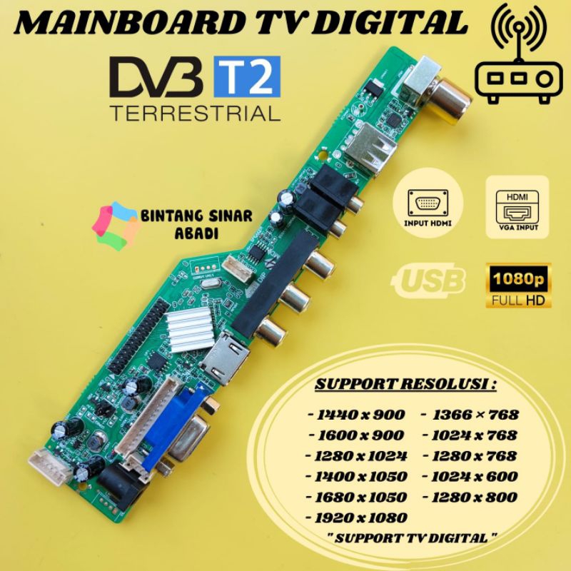 Mainboard TV Digital Universal