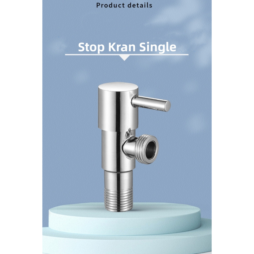 Stop Kran Single Tebal Stik/Stop Kran Babet/ Closet Stop Kran Toilet Keran Shower Bidet Wastafel