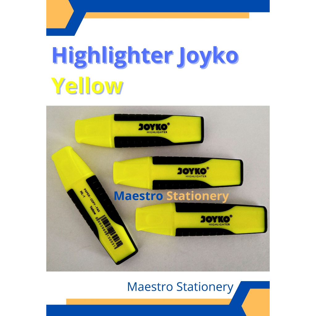 

Highlighter / Stabilo Joyko Warna Terang & Warna Pastel