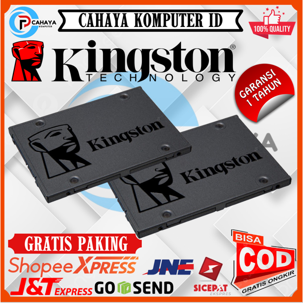 SSD Kingston 512GB - 256GB - 128GB SATA III GARANSI RESMI