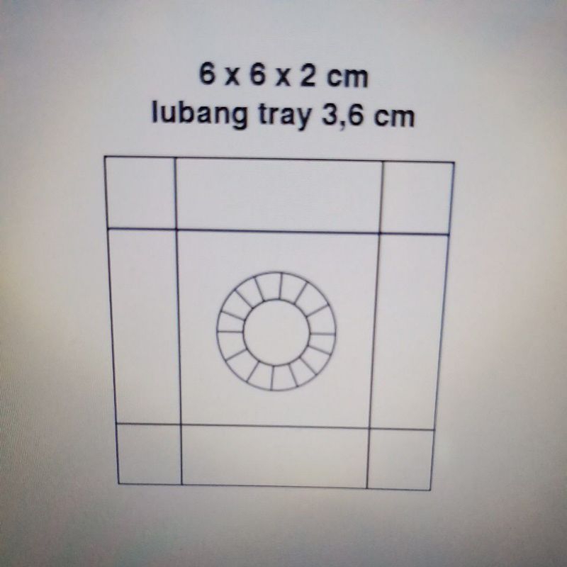 

Dudukan/Tatakan/Tray Box Tube 100 ml