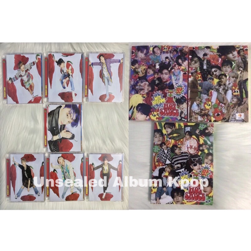 (ALBUM ONLY) NCT Dream Hot Sauce hello future repackage Photobook Crazy Chilling Boring wts jewel ca