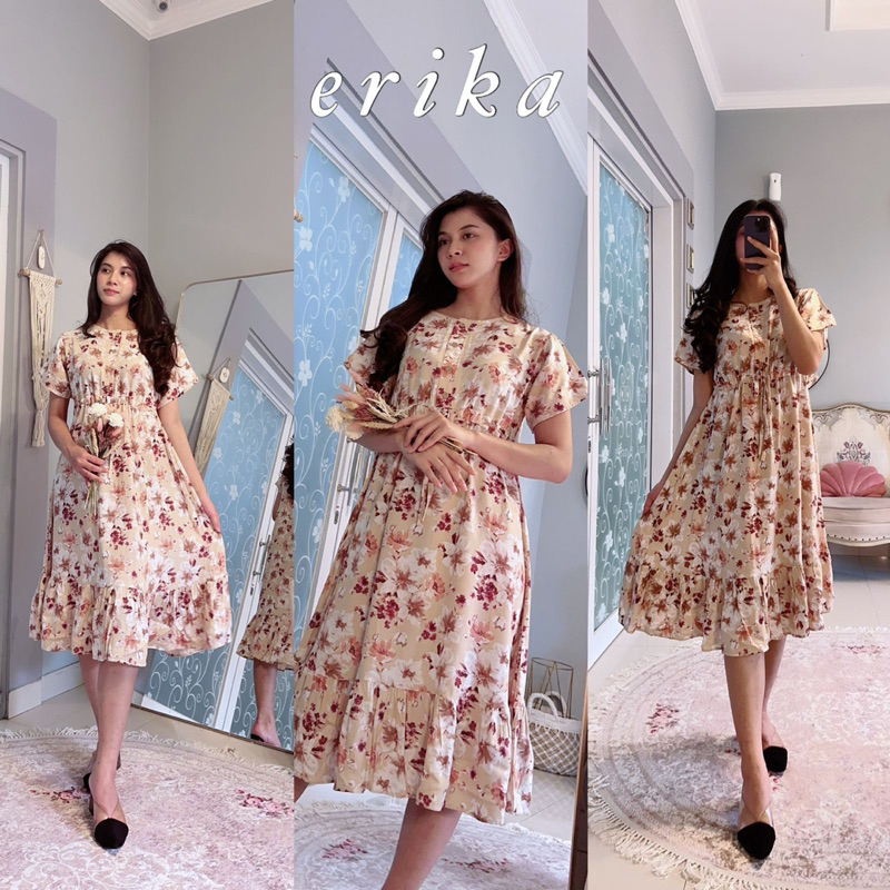 Daster Arab FAIRUZ ERIKA Dress Tunik Rayon Cantik Minimalis