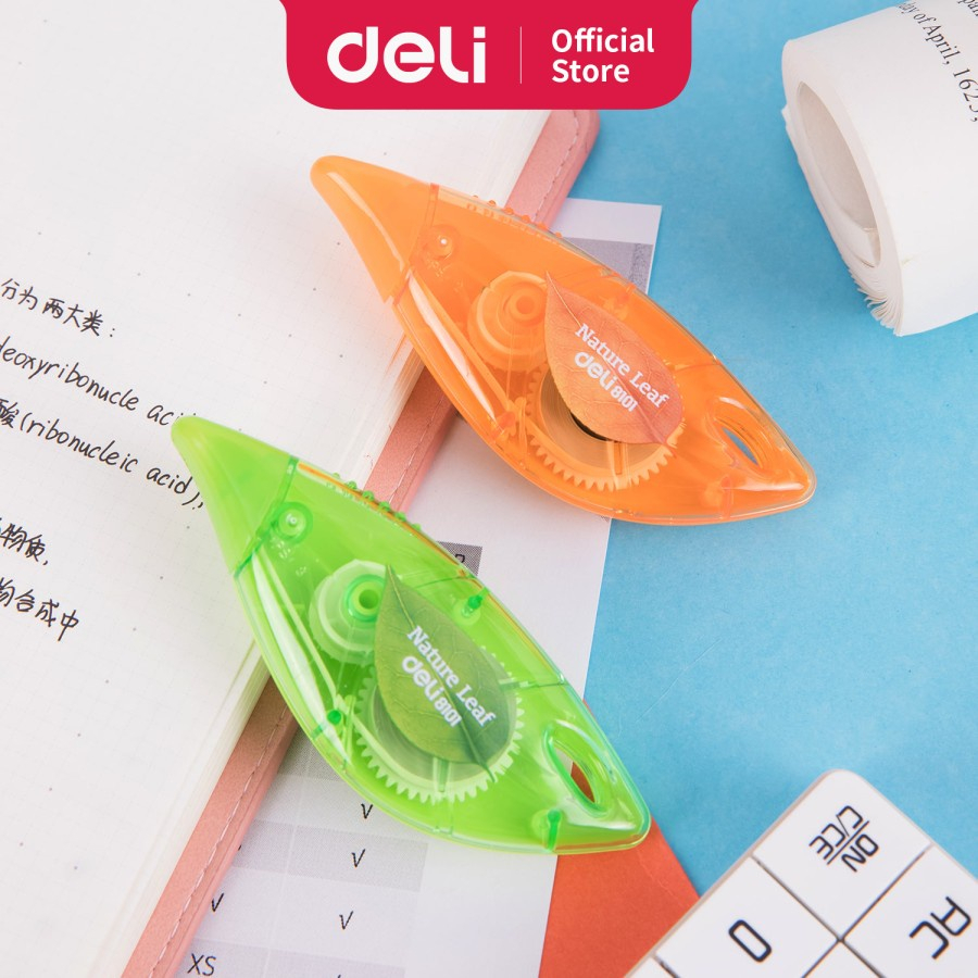 

R2GO - DELI Tip Ex Kertas / Correction Tape Desain Unik Untuk Sekolah #E8101