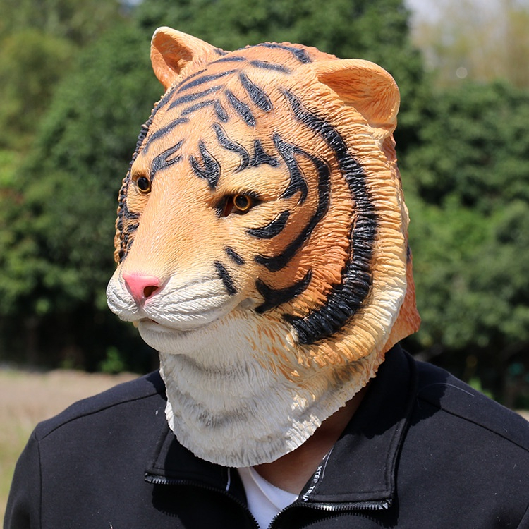 topeng harimau tiger latex berwibawa