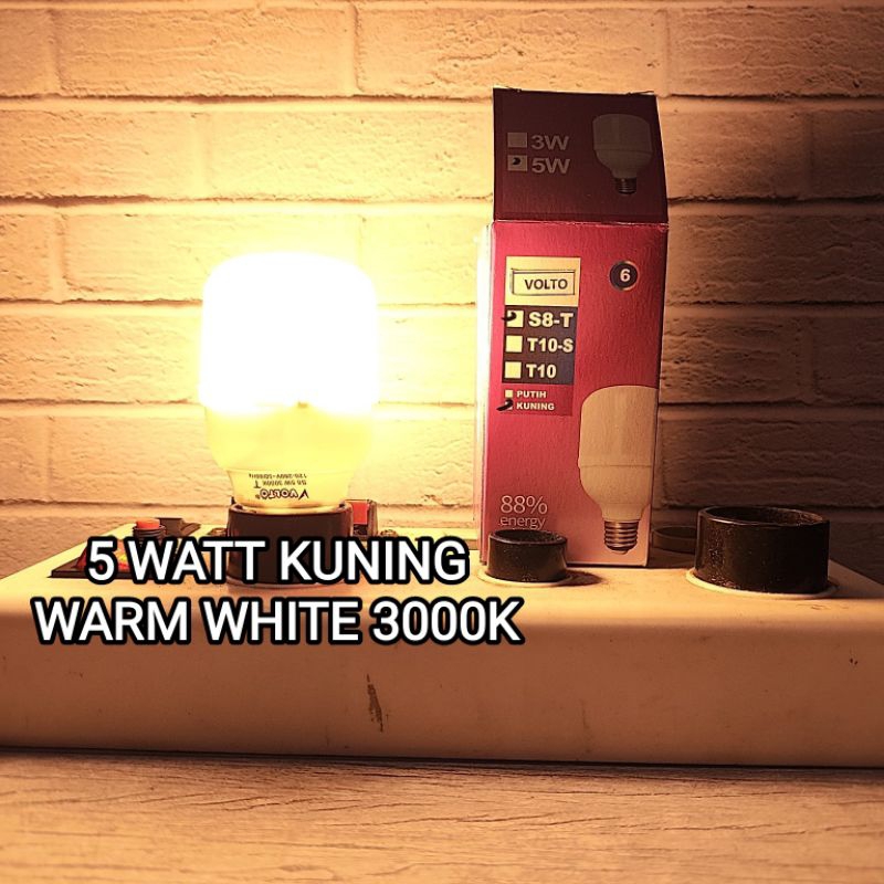 LAMPU LED MURAH 5W 10W 15W 20W 30W 40W CAHAYA PUTIH &amp; KUNING WARM WHITE 3000K BAGUS KUALITAS TERJAMIN