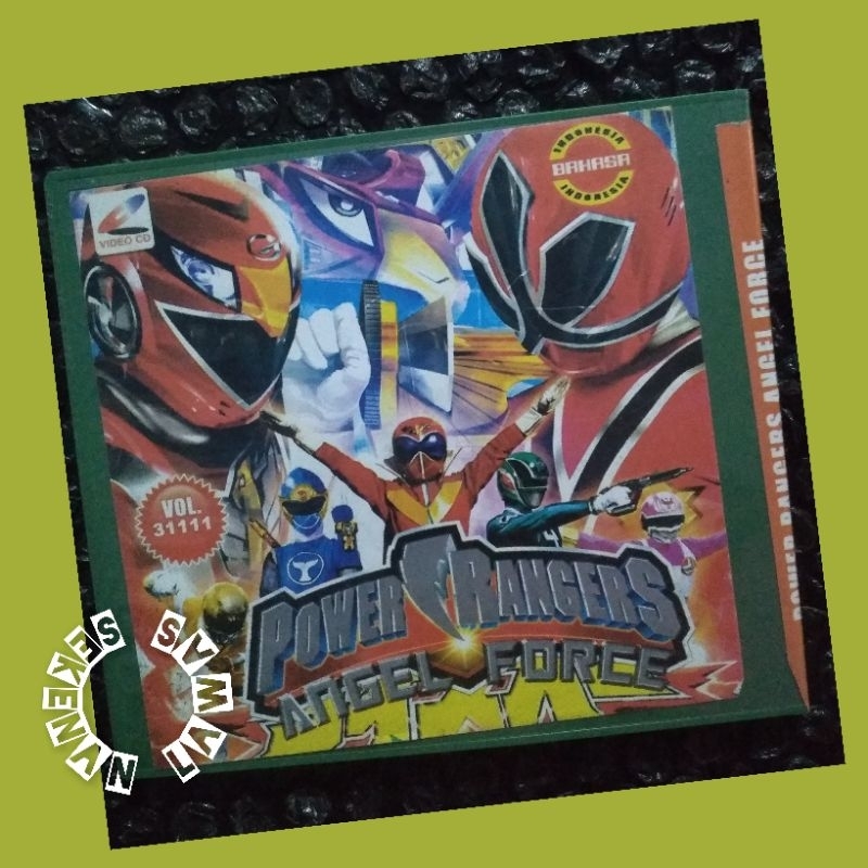 VCD Power Rangers Angel Force /Bootleg /Teks Indonesia