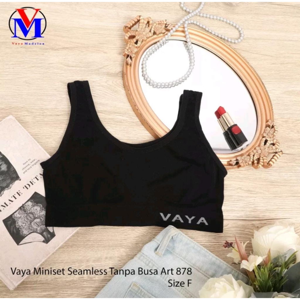 LUSINAN!! Miniset Vaya Seamless art 808/878 - Miniset Tanpa kawat - Miniset Sport