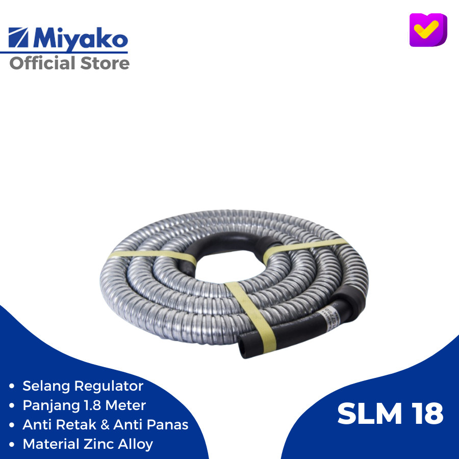 Selang Spiral Miyako SLB-18 Selang Regulator