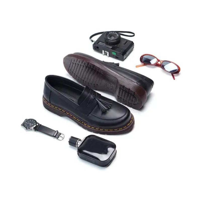 sepatu formal loafres dr Martens pria wanita free box
