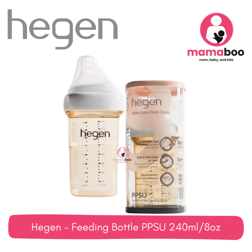 Hegen - Feeding Bottle PPSU 150ml Dan 240ml