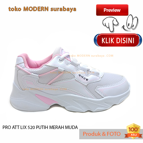 Sepatu wanita sepatu olahraga casual sneakers tali PRO ATT LIX 520