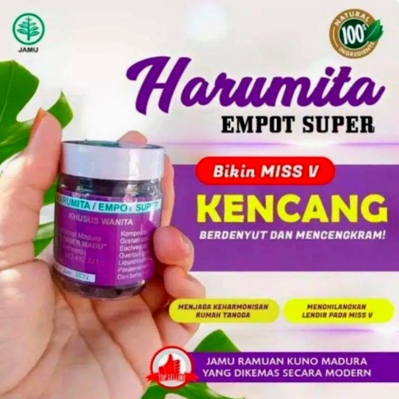 EMPOT SUPER HARUMITA JAMU RAMUAN MADURA KHUSUS WANITA ASLI MADURA JAMU RAPET MISS V