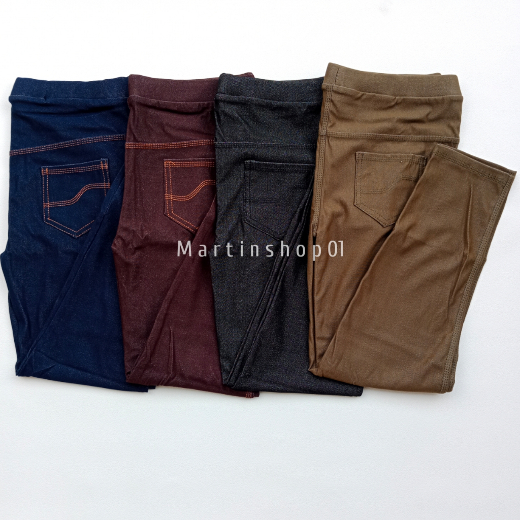 LEGGING PANJANG LEVIS DENIM TEBAL L XL XXL XXXL / LEGGING PANJANG WANITA / CELANA PANJANG LEGGING LEVIS