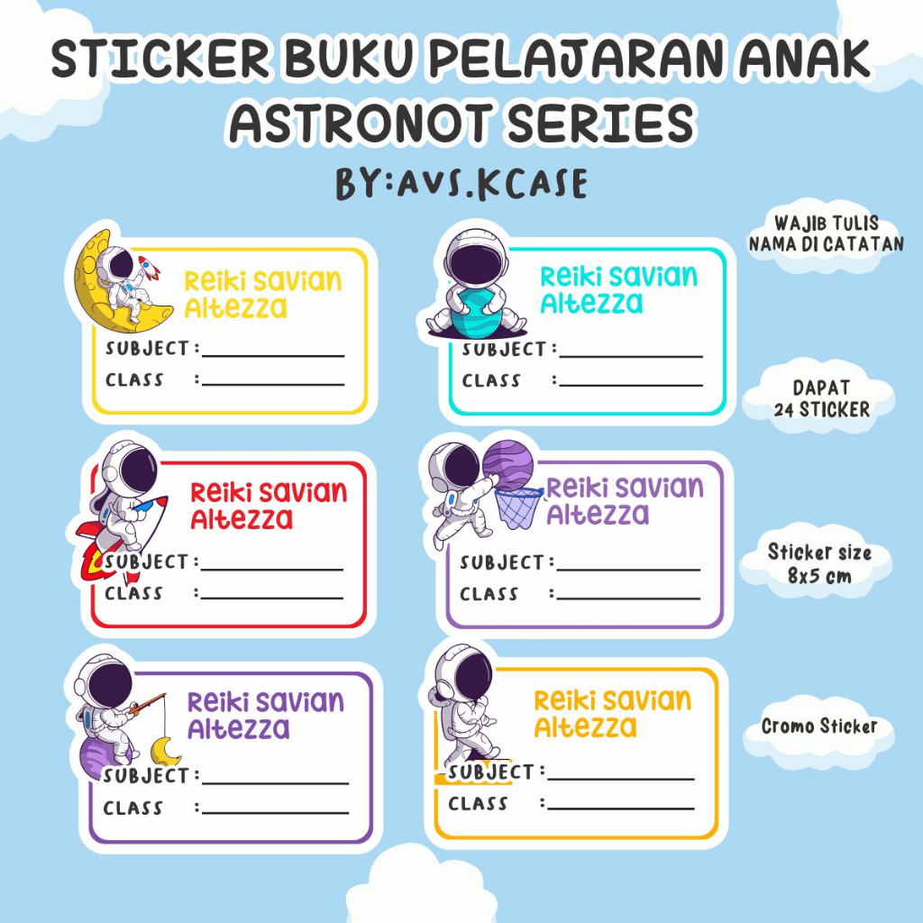 

STIKER BUKU ASTRONOT SERIES