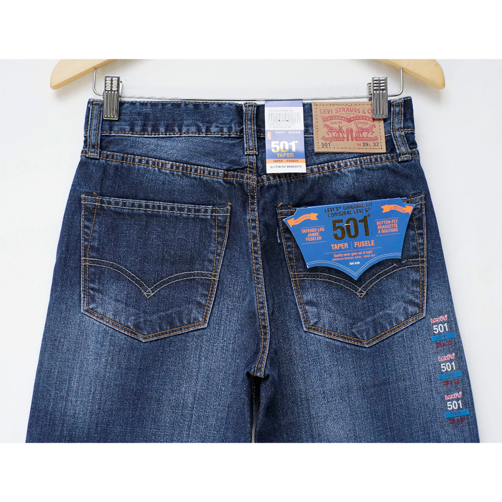 Levi's Grantex 501 Made in Japan - Celana Denim Pria - Free Paperbag