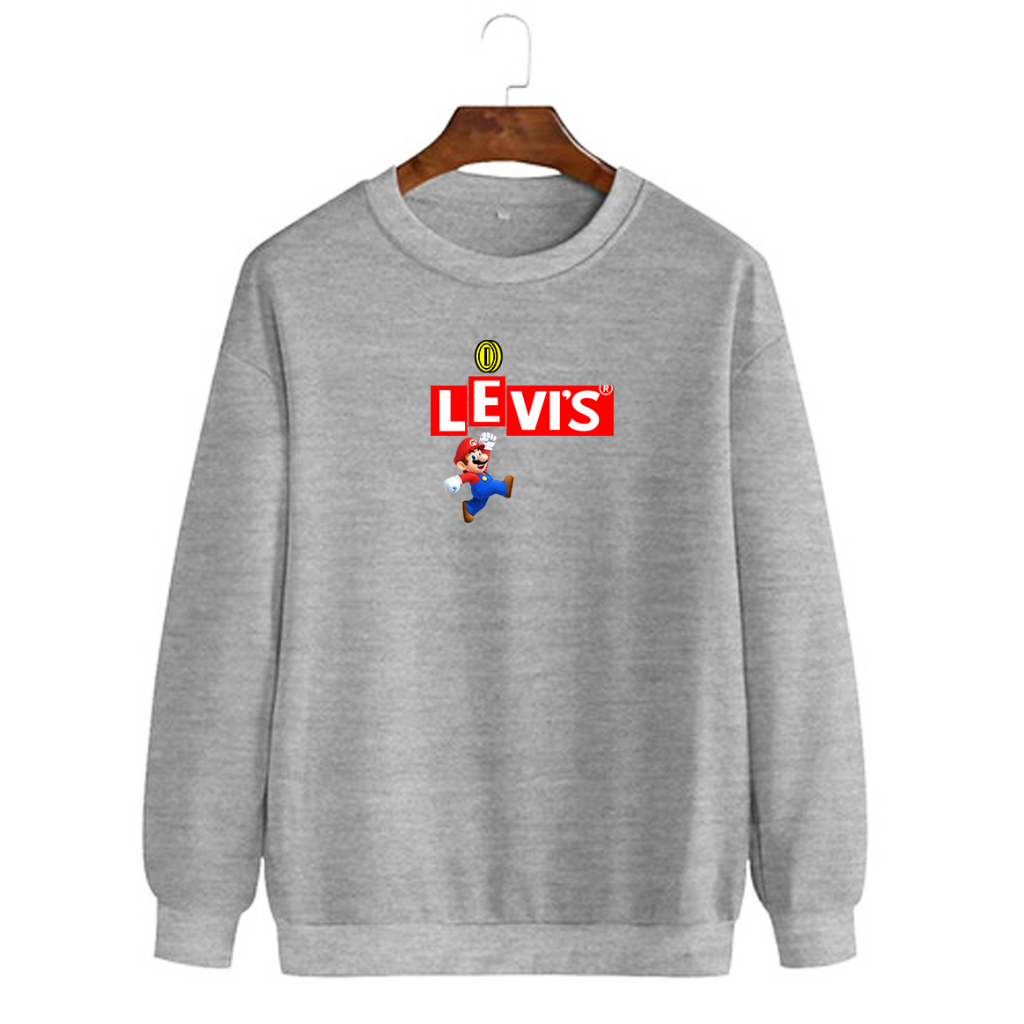 LEVIS Super Mario Crewneck Sweater Pria