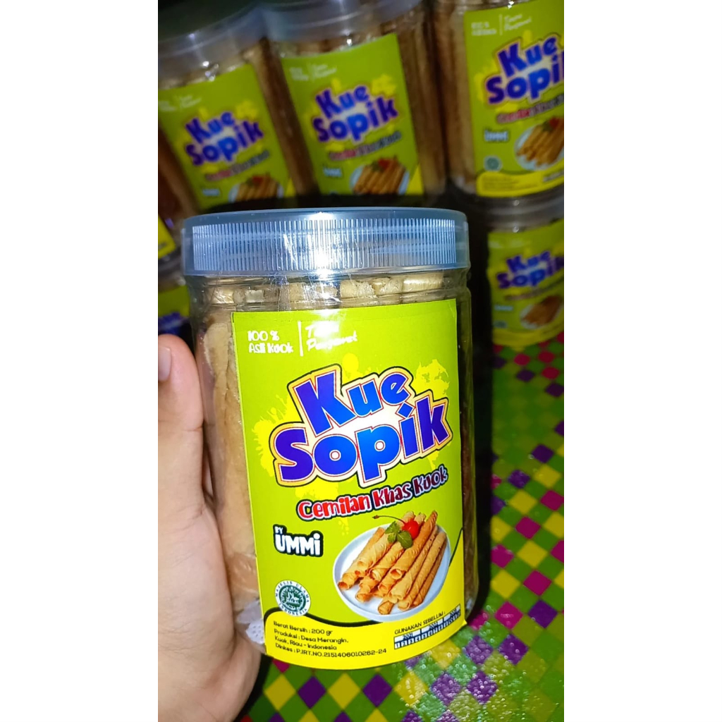 

[CEMILAN VIRAL] Kue Sopik (UMMI)/Semprong/100gram/ Khas Riau/ Rasa Manis/Wangi Kayu Manis