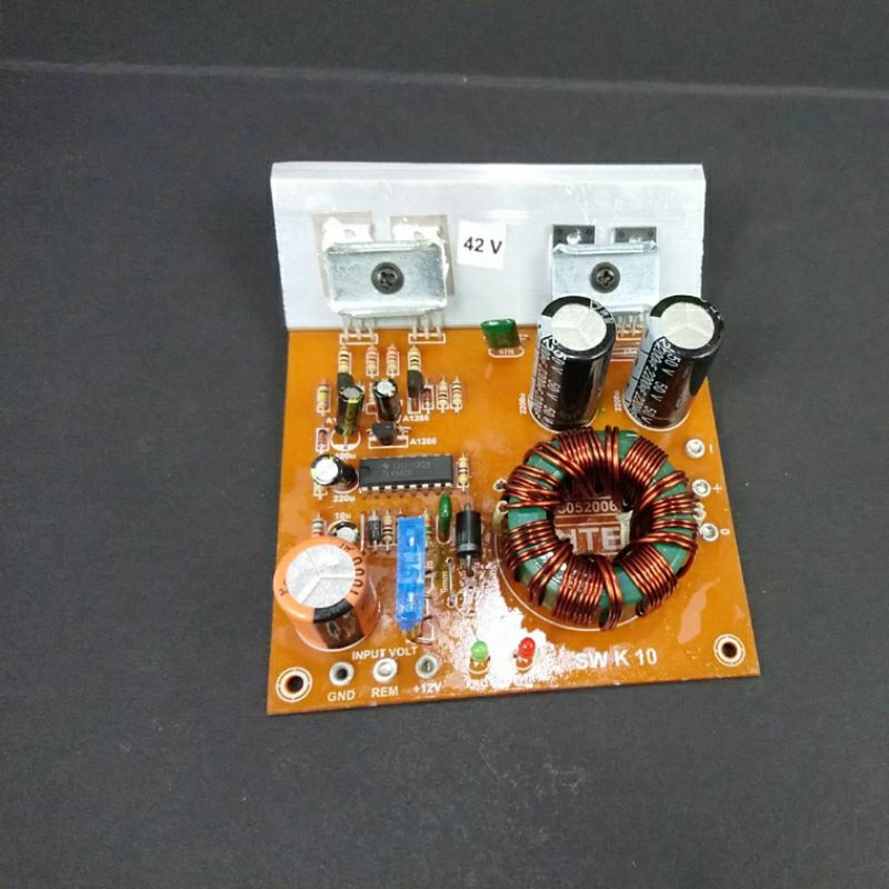 Kit Inverter DC to DC 12V to 42V 12 Volt to 42 Volt CT