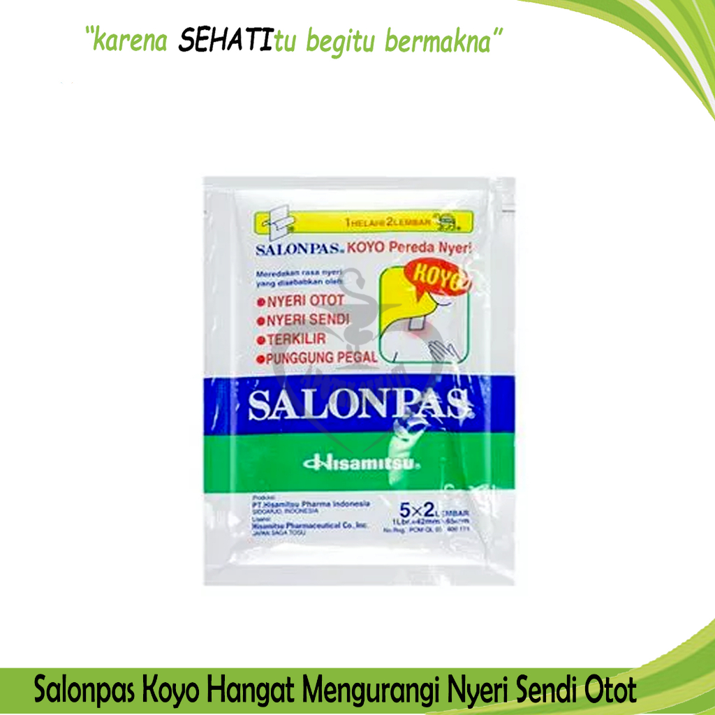 SALONPAS salonpas Koyo Pereda Nyeri Hijau