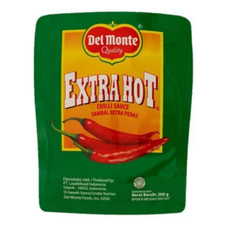 

Del Monte Chili Extra Hot Pouch | Berat Bersih 200gr