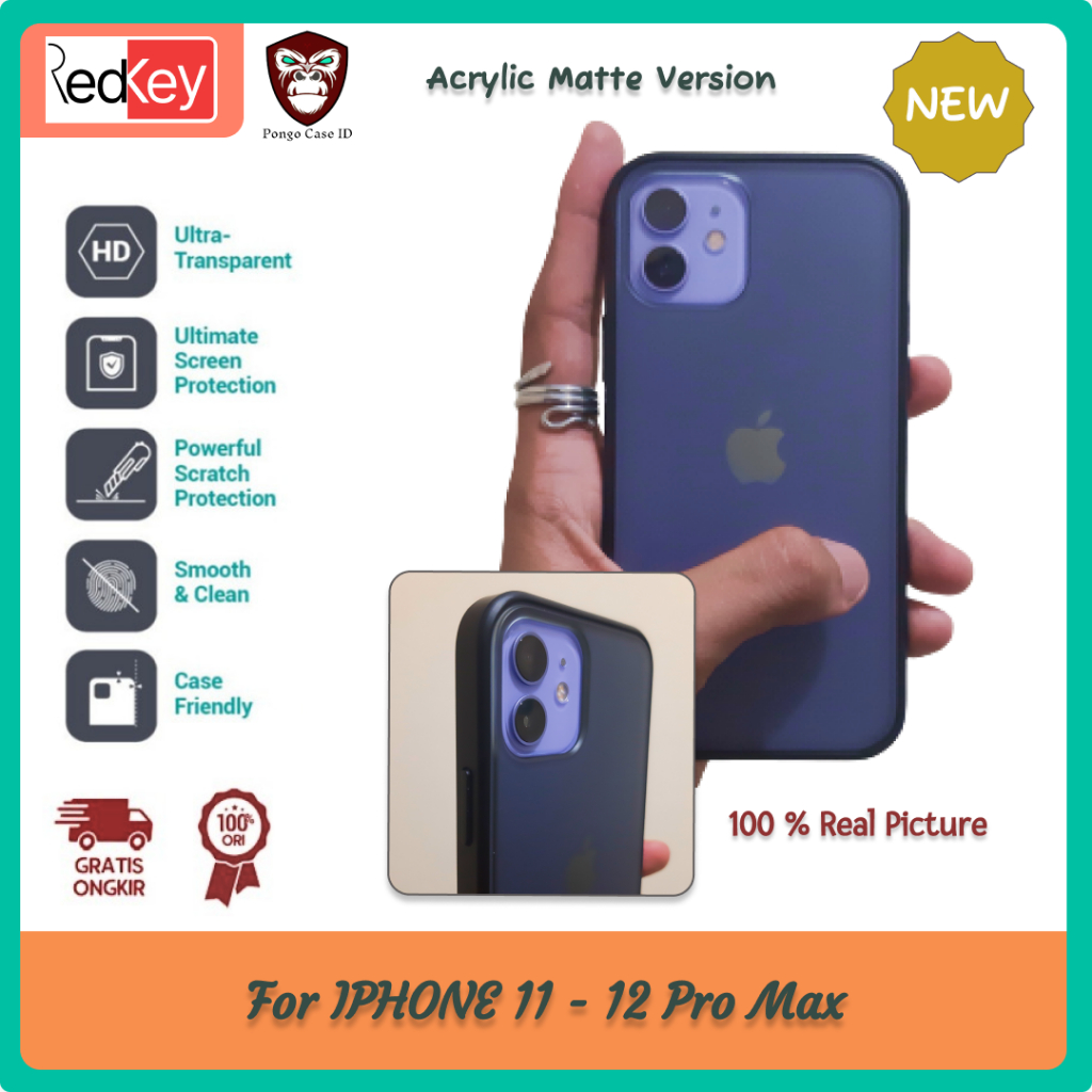 Case iPhone 12 Polos Acrylic Matte