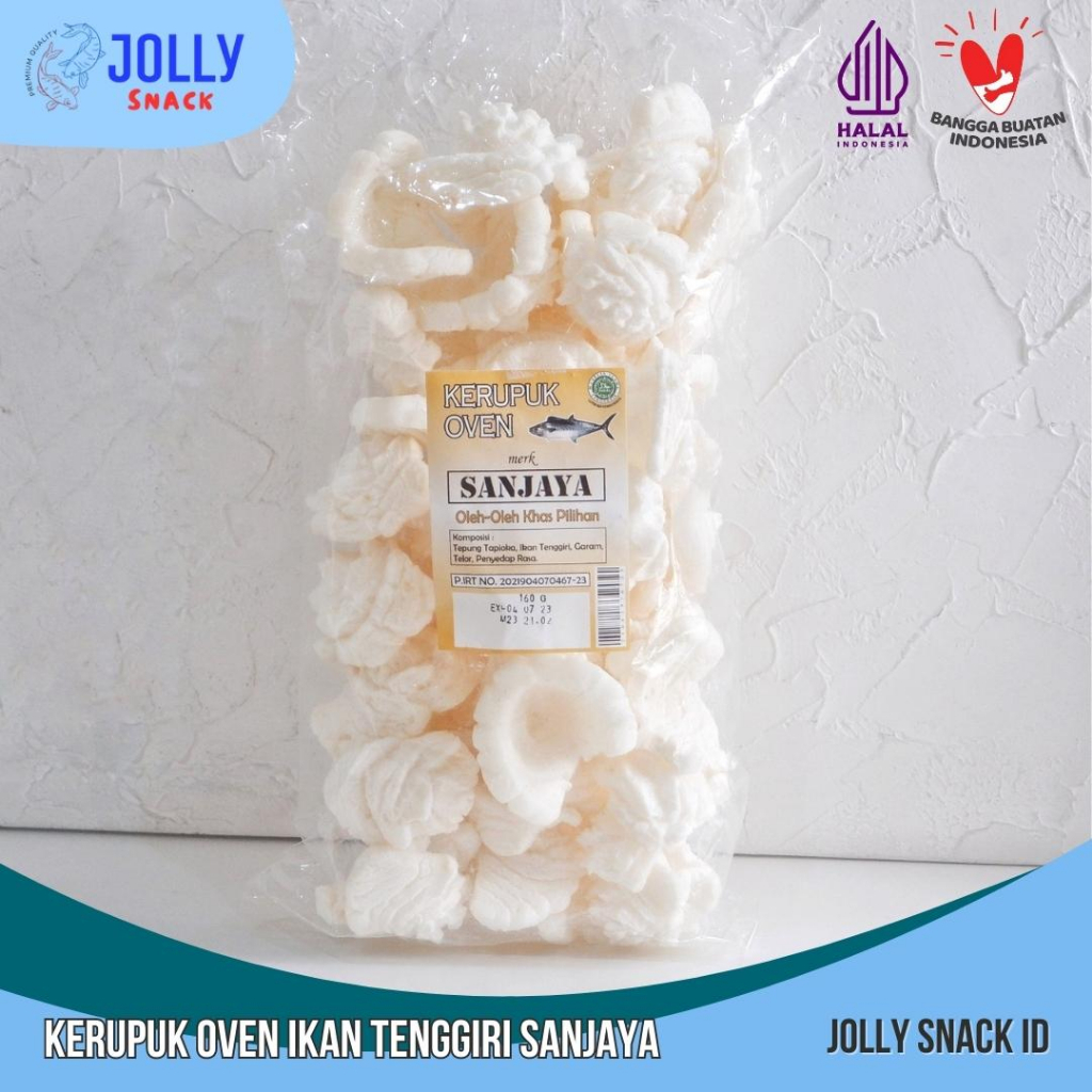 

Kerupuk Kemplang Bangka Oven Ikan Tenggiri Cap Sanjaya 180gr / Kerupuk Kemplang Oven Ikan Asli Bangka