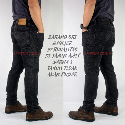 BAGELER Celana Jeans Pria Jeans Panjang Skiny Premium Jeans Pensil Pria