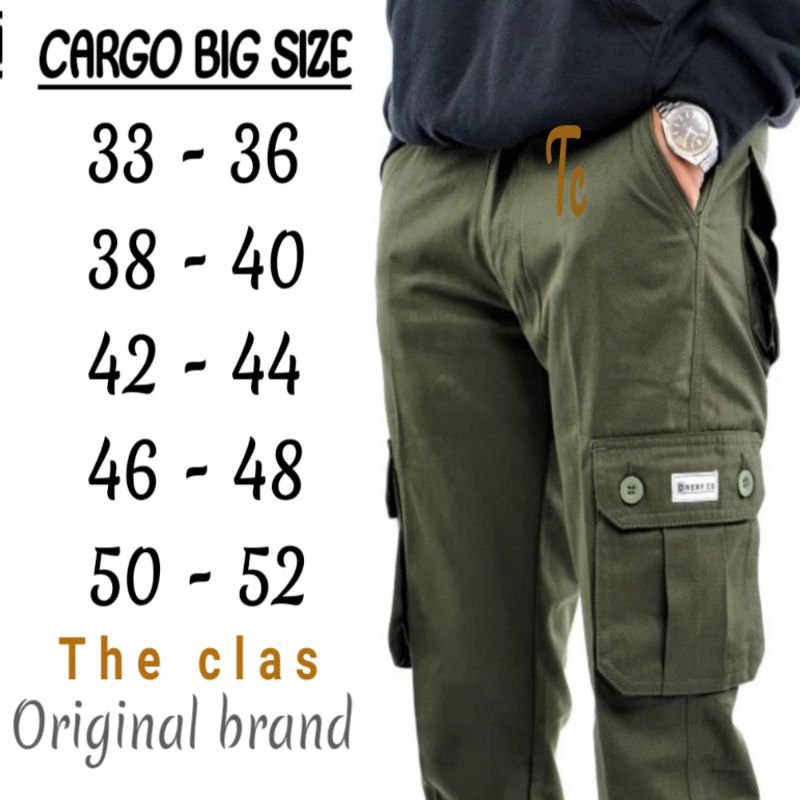 [COD] CARGO/PDL CELANA JUMBO BIG/SIZE 37 - 50 || CELANA PANJANG PRIA