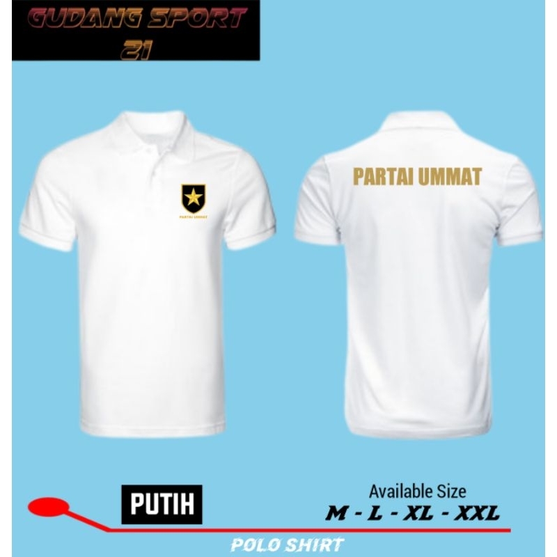 KAOS POLO KERAH PARTAI UMMAT