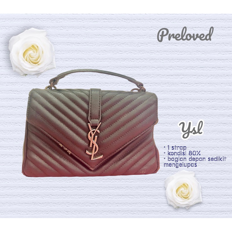 Preloved Tas Ysl