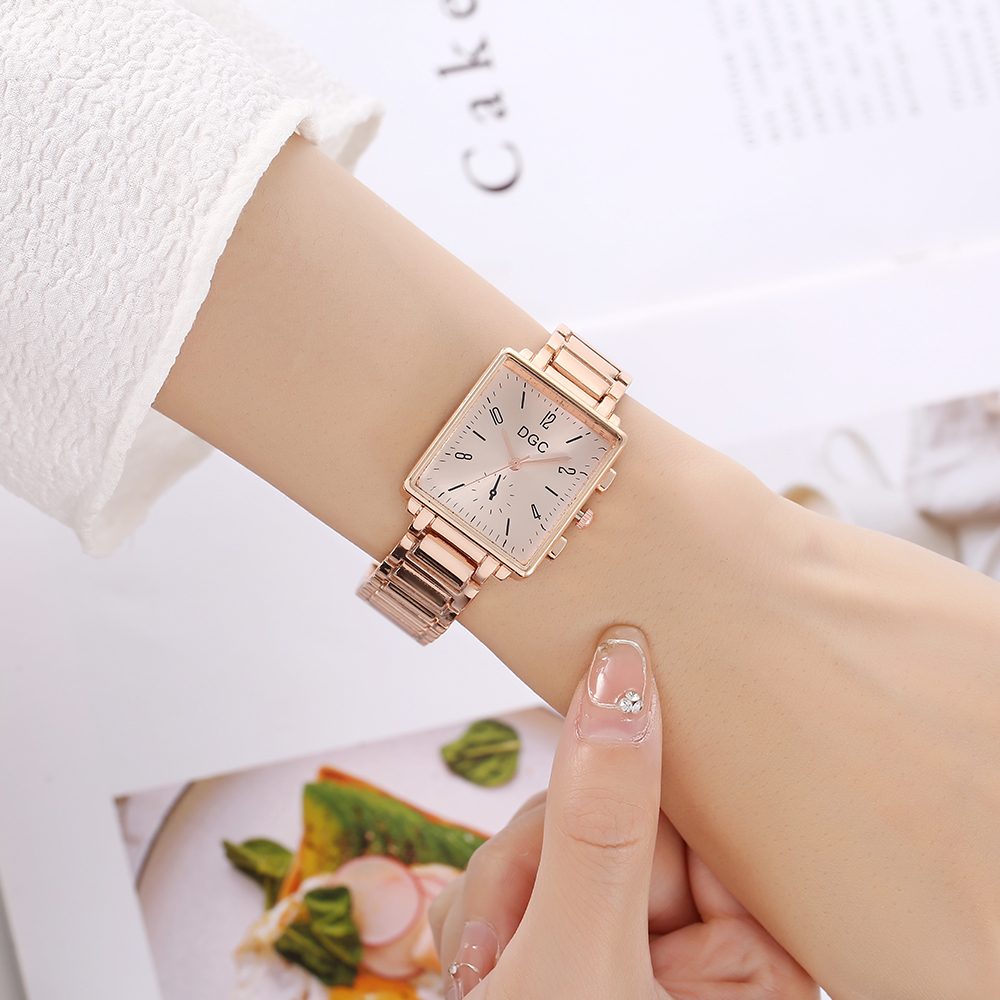 ✅✨Jam Tangan Wanita Analog Stainless Steel Fashion Analog Watch Quartz Import Stainless Steel Murah W261