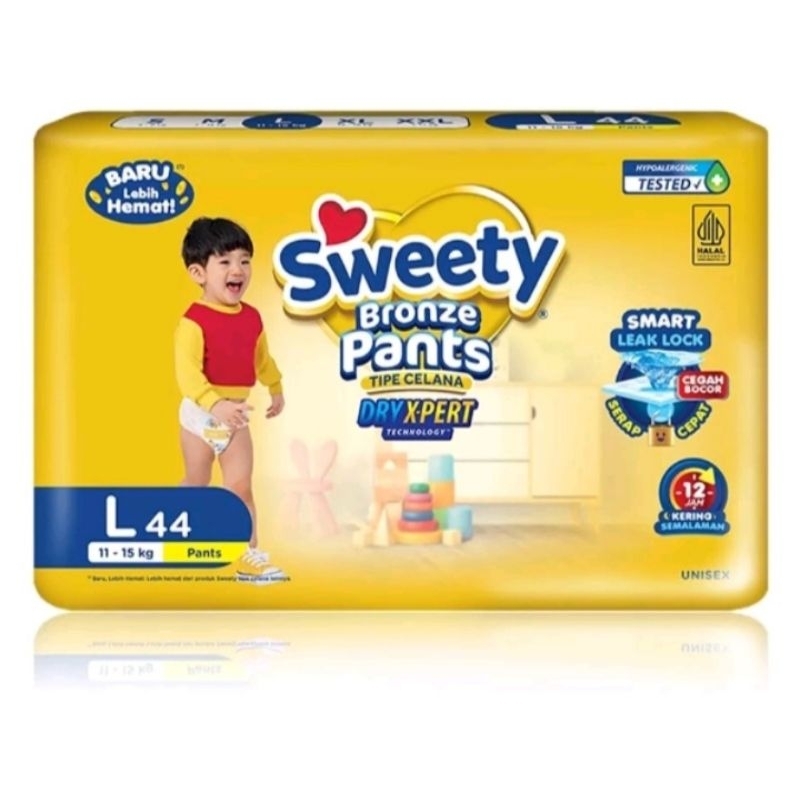 Pampers Bronze Dry Xpert Sweety L44