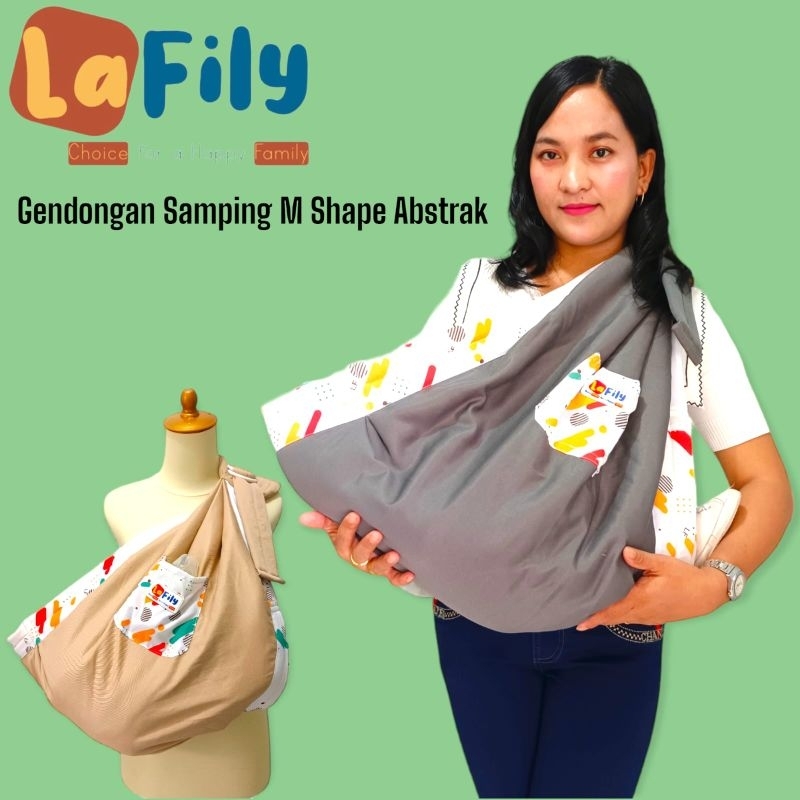 Lafily Gendongan Samping / Sling Multifungsi Bayi Abstrak Series