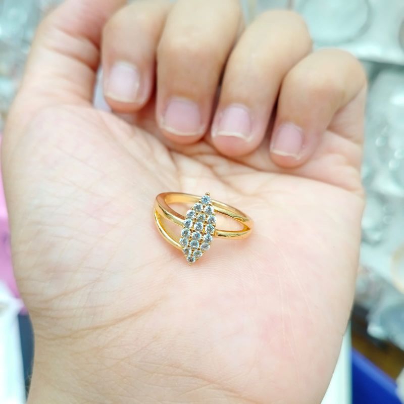 Cincin Wanita Lancip Perhiasan Xuping