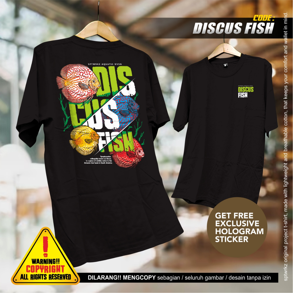 Kaos Ikan Discus