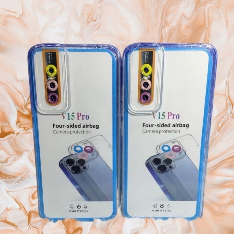 Softcase case slikon kondom bening terbaru type Hp  VIVO V15 pro CLEAR BAG SPACE TPU pelindung camera kamera